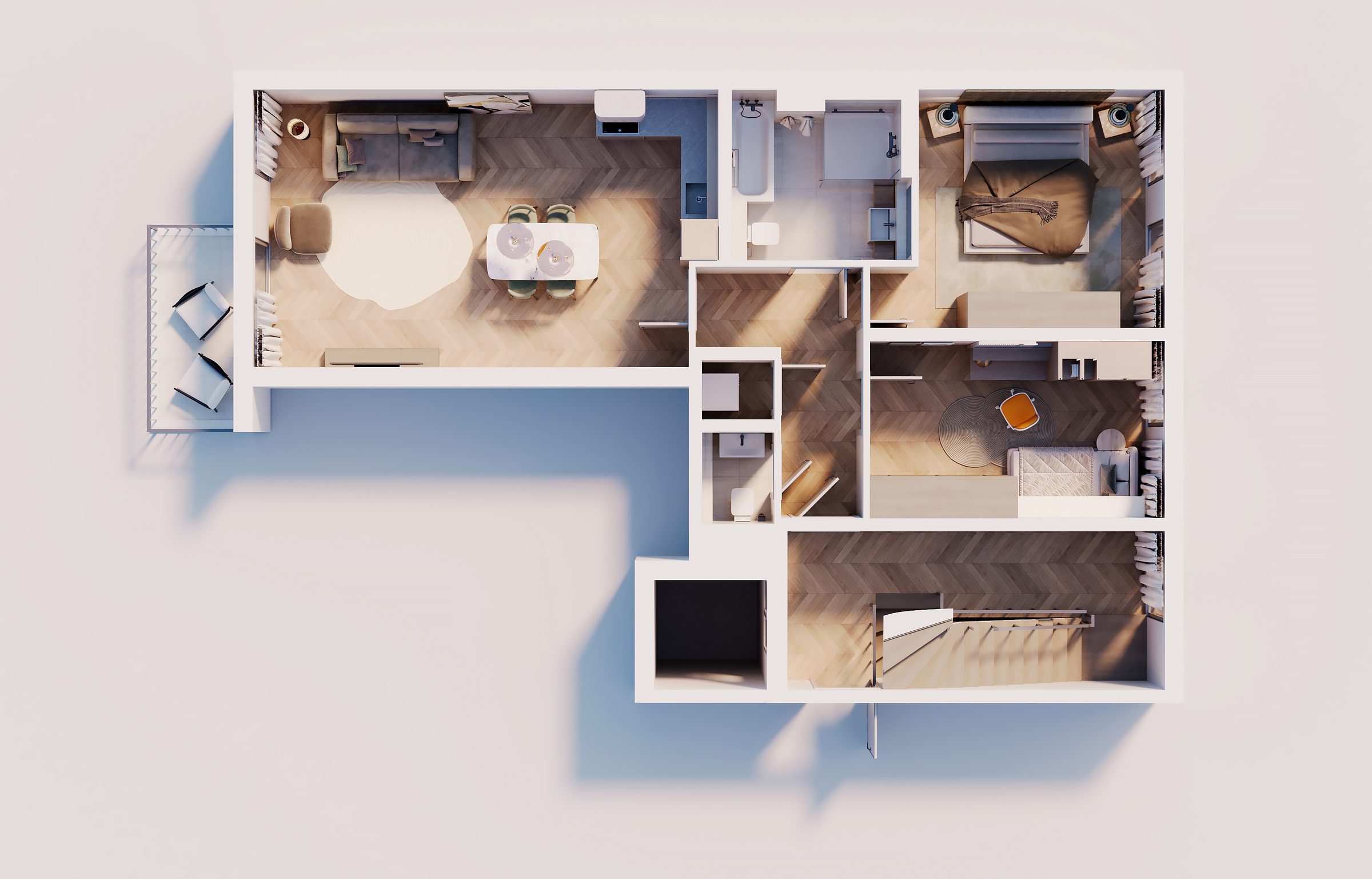 3D-Grundriss WHG 4