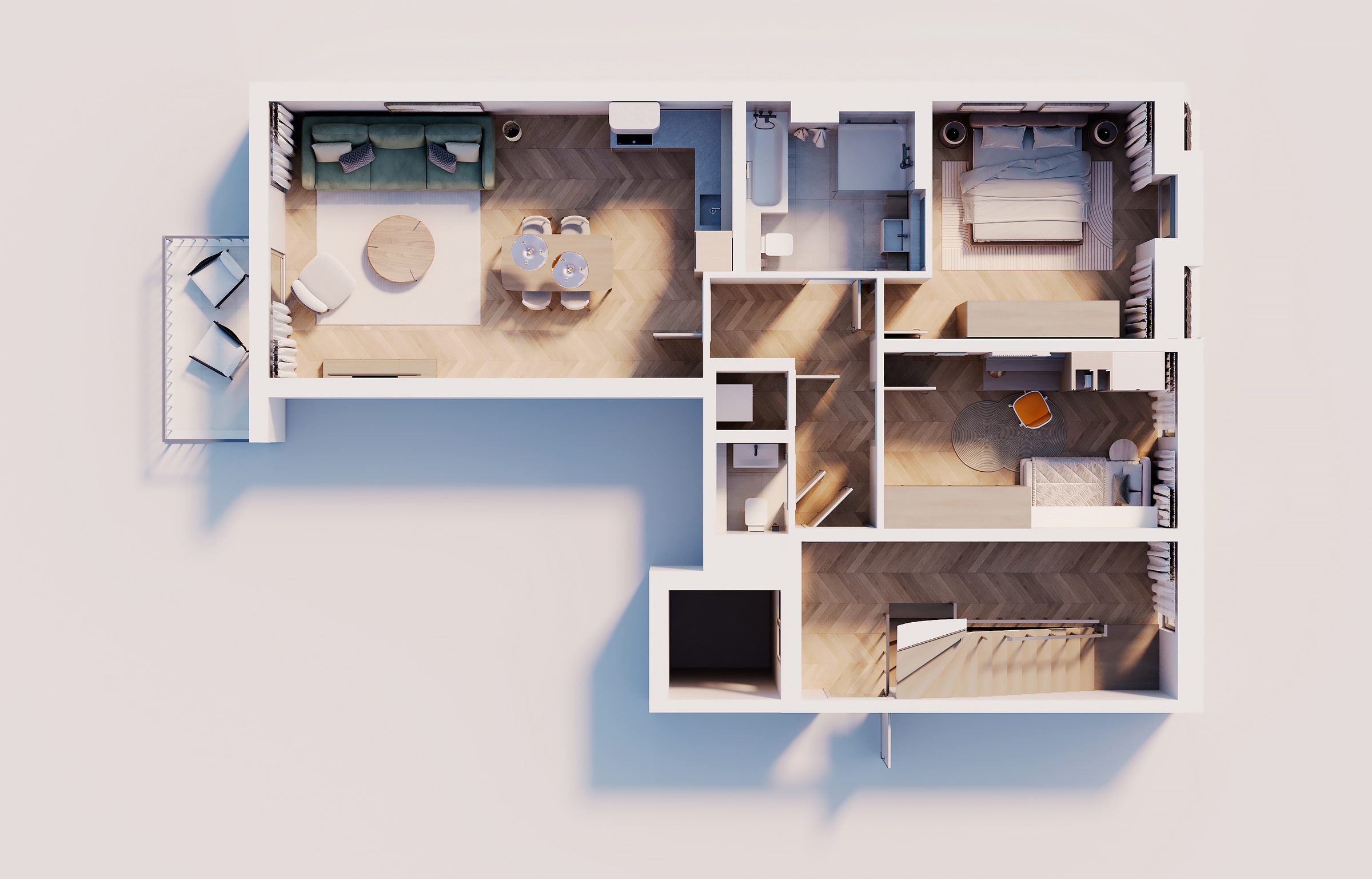 3D-Grundriss WHG 8