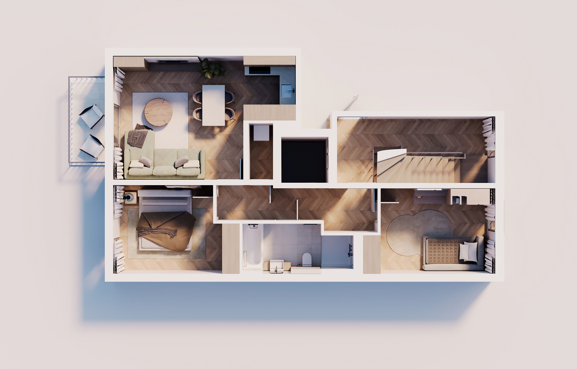 3D-Grundriss WHG 7