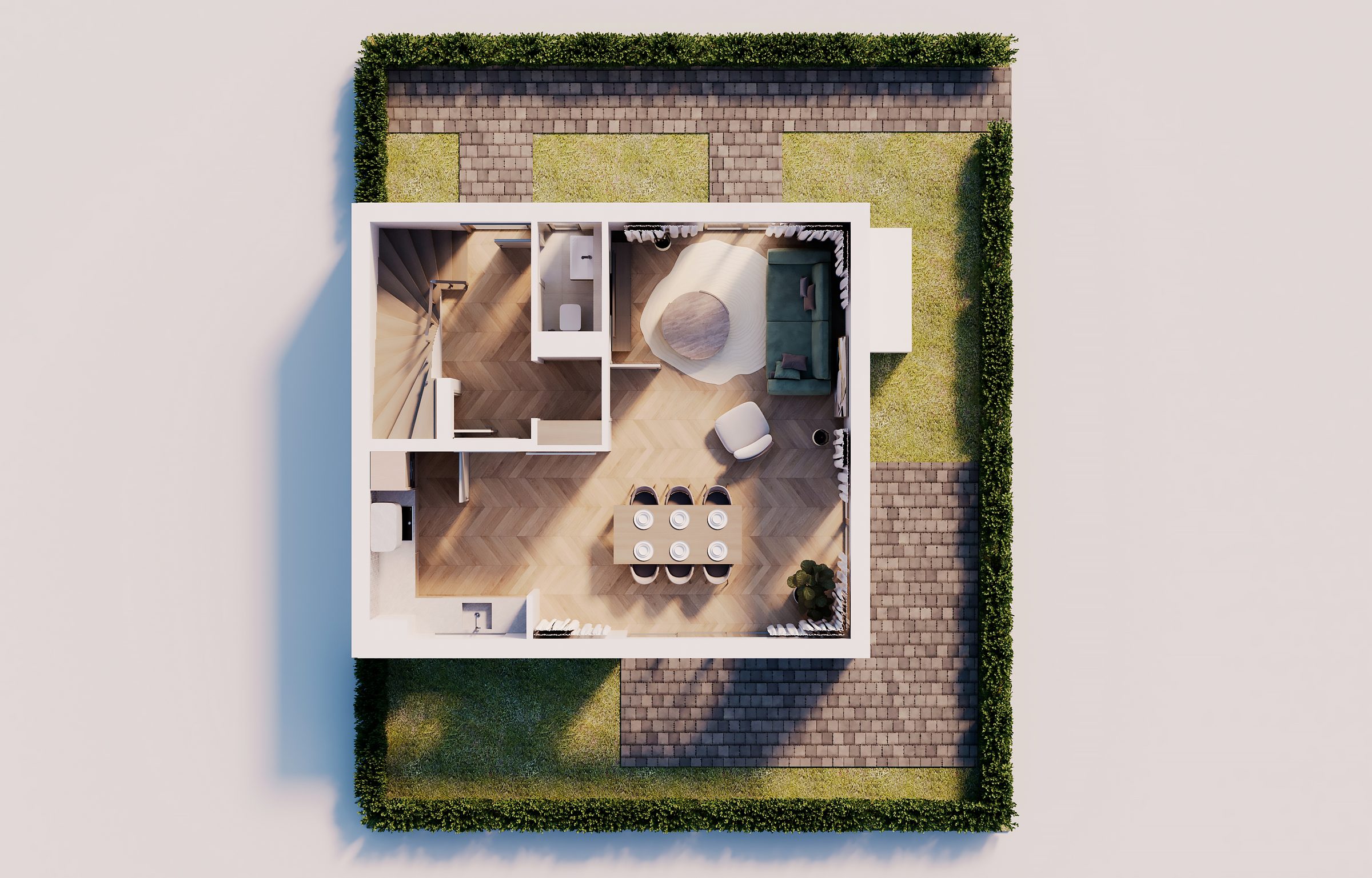3D-Grundriss DHH 2