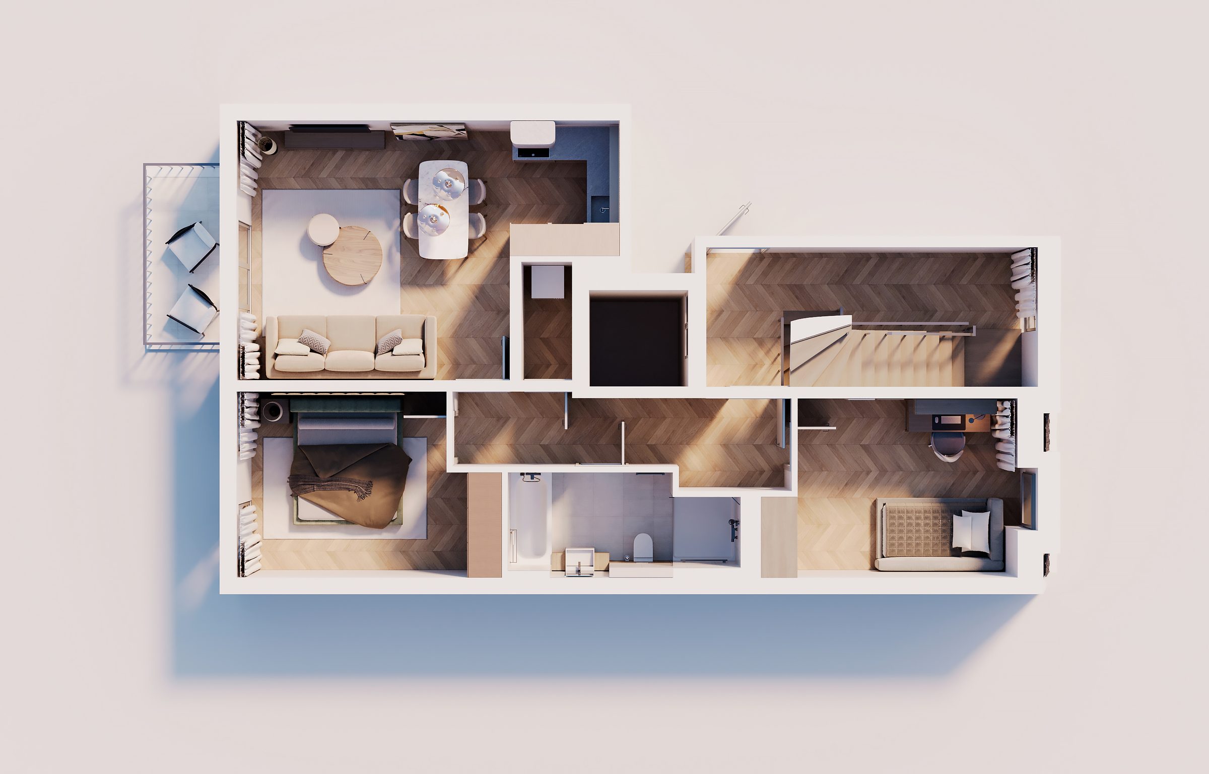 3D-Grundriss WHG 9